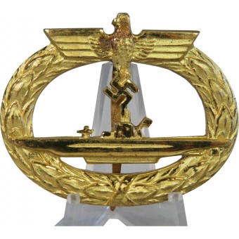 Kriegsmarine U-Bootkriegsabzeichen, U-boat crew member badge. Espenlaub militaria
